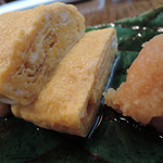 玄蕎麦 野中 - だし巻き玉子　ズームアップ