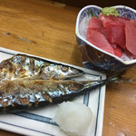 Jiyoushi Yuuya - 秋刀魚焼きとマグロぶつ