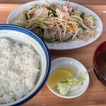 ちのね食堂 - 野菜炒め定食(¥700)