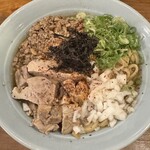 いかれたヌードル フィッシュトンズ - TX炭火しょうがまぜ