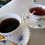 松幸 - アメリカン(450円)紅茶(470円)