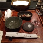 みかわ 是山居 - テーブルセッティング