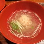 みかわ 是山居 - 海老しんじょうのお椀