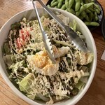 卓上レモンサワー＆ハイボール 焼鳥食べ放題 乾杯500酒場 新橋店 - この細マヨは美しい(≧∀≦)