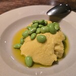 ダウン ザ ステアーズ - とうもろこしのパンナコッタ