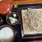 そば処石尊 - つけとろそば　1200円