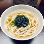 徳ㇵ本也 - 青海苔の冷たいうどん