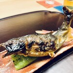 徳ㇵ本也 - 鮎炭塩焼きと万願寺とうがらし