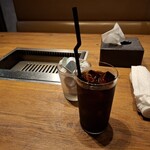 焼肉うしごろ - アイスコーヒーです。