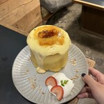 ブレスカフェ - お一人様クレームブリュレシフォン¥1,540