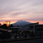 ポアブル - 岩木山の美しい夕景です