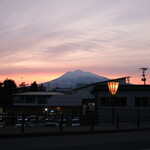 ポアブル - 岩木山の美しい夕景です