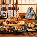 比内地鶏と国産本マグロ 千の庭 - 料理写真: