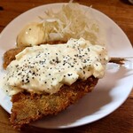 立ち飲みマルイチ - タルタルアジフライ280円