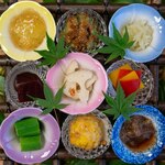 よし町 - 2025.8 夏野菜9種類の前菜盛り合わせ