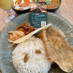 すぱいし家 飯田橋店 - オトナのバターチキンとバスマティライス