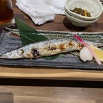 酒肴旬芯つしま - 秋刀魚焼き
