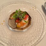 アルピーノ - オマール海老と河内晩柑のサラダ　サマートリュフ添え