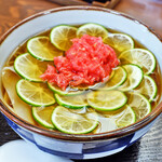 みのや - すだち冷かけきしめん