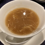 赤坂 四川飯店 - フカヒレスープ 醤油味