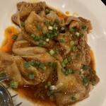 赤坂 四川飯店 - 豚しゃぶ肉の旨辛ソース