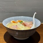 貝だし麺 きた田 - 貝だし麺＋味玉