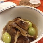 割烹 やました - 14.10天然本しめじとぎんなんの揚げ出し