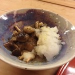 割烹 やました - 14.10天然本しめじの酒蒸しみぞれ