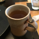 和栗や 谷中店 - ほうじ茶
                                カップにさりげなく栗が
