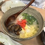 텃판야키니쿠 교자 다다노야 모리오카 오오도오리점 - 濃厚スープの鶏飯