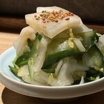 炭焼 おかげさん - 自家製浅漬け