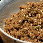 炭焼 おかげさん - 鶏そぼろ丼