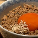 炭焼 おかげさん - 鶏そぼろ丼