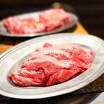 小樽ジンギスカン倶楽部　北とうがらし あざみ野店 - 生ラム肉（ショルダー） 税込¥1070