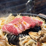 小樽ジンギスカン倶楽部　北とうがらし あざみ野店 - ラムステーキ（肩ロース） 税込¥2,170