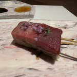 串揚げ･大阪料理 キュイジーヌ･ド･オオサカ - 対馬ほんまぐろ塩昆布あげ