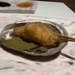 串揚げ･大阪料理 キュイジーヌ･ド･オオサカ - 唐津黒鮑の酒蒸し