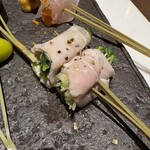 串揚げ･大阪料理 キュイジーヌ･ド･オオサカ - 自家製ロースハムとかいわれ