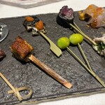 串揚げ･大阪料理 キュイジーヌ･ド･オオサカ - 前菜～プロジェット仕立て（串）～