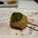 串揚げ･大阪料理 キュイジーヌ･ド･オオサカ - 地蛸の旨煮オクラソース