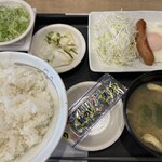 松屋 - 朝の定食　¥530✨　コスパ抜群❗️(^｡^)