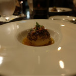 ビストロケンヂ - 真っ黒に焼いたかぶのスープ☆