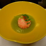 観山荘本館 - 【葉月の懐石膳　５４００円】「若草饅頭」