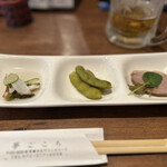 夢ごこち - タコ酢、枝豆、鴨