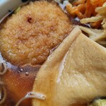 リカースタンド　ベルハウス - こたえは『きつねコロッケそば』だよ！