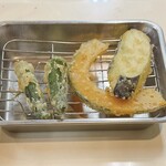 Tempura Maki - お好み天ぷら定食・お野菜３品