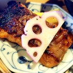 御影蔵 - 鮭金山寺味噌焼き。