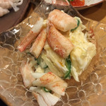 カニのサラダ。