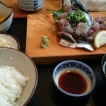 鮨芳 - サンマ刺し定食