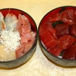 海鮮丼＆マグロ丼